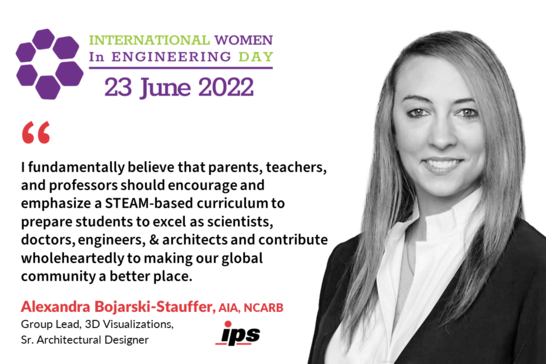 Alexandra Bojarski-Stauffer International Women in Engineering Day
